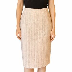 Renato Nucci Pink Tweed Pencil Skirt